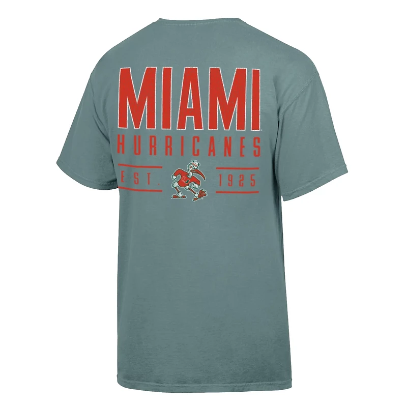 ComfortWash Miami Hurricanes Big Name T-Shirt