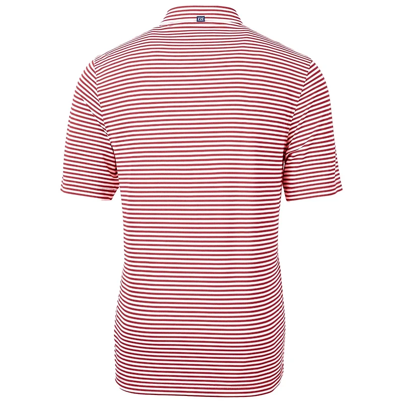Cutter  Buck Arkansas Razorbacks Throwback Logo Virtue Eco Pique Stripe Recycled Polo