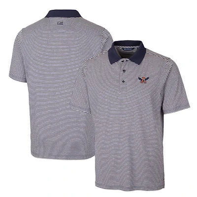 Cutter Buck Auburn Tigers Forge Tonal Stripe Stretch Polo