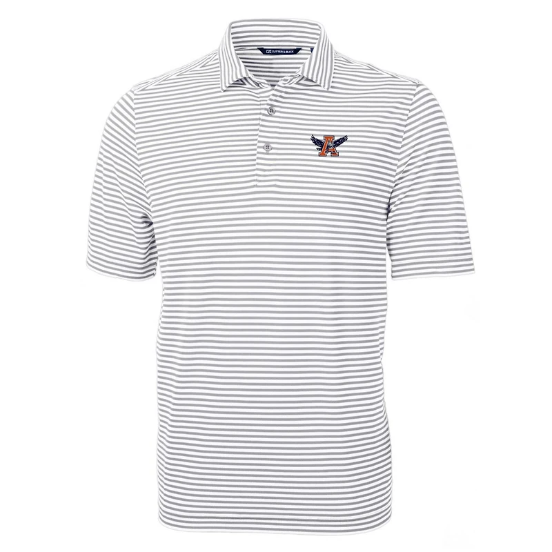 Cutter  Buck Auburn Tigers Throwback Logo Virtue Eco Pique Stripe Recycled Polo