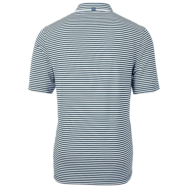 Cutter Buck Auburn Tigers Throwback Logo Virtue Eco Pique Stripe Recycled Polo