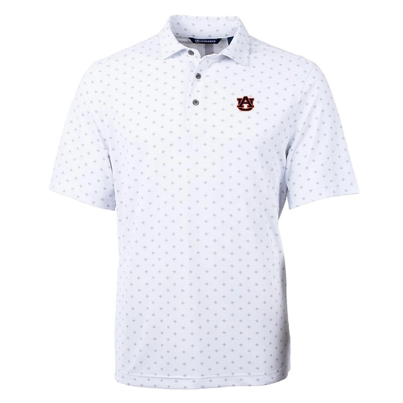 Cutter Buck Auburn Tigers Virtue Eco Pique Tile Print Polo