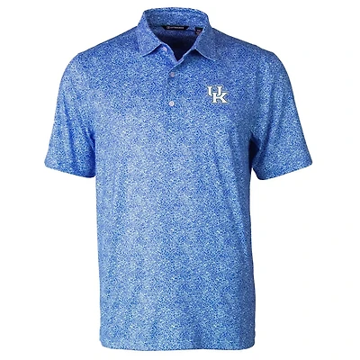 Cutter  Buck Kentucky Wildcats Pike Constellation Print Stretch Polo