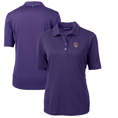 Cutter Buck LSU Tigers Team Virtue Eco Pique Recycled Polo