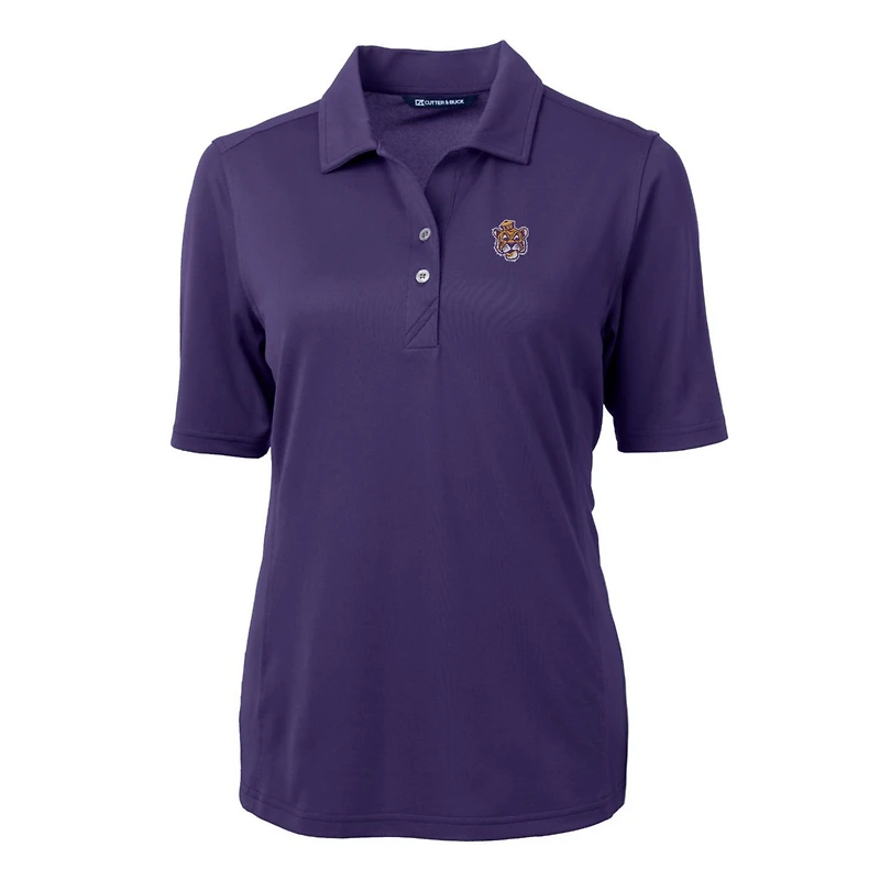Cutter  Buck LSU Tigers Team Virtue Eco Pique Recycled Polo