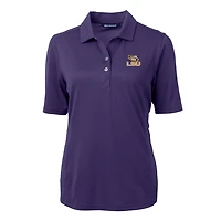 Cutter  Buck LSU Tigers Virtue Eco Pique Recycled Polo