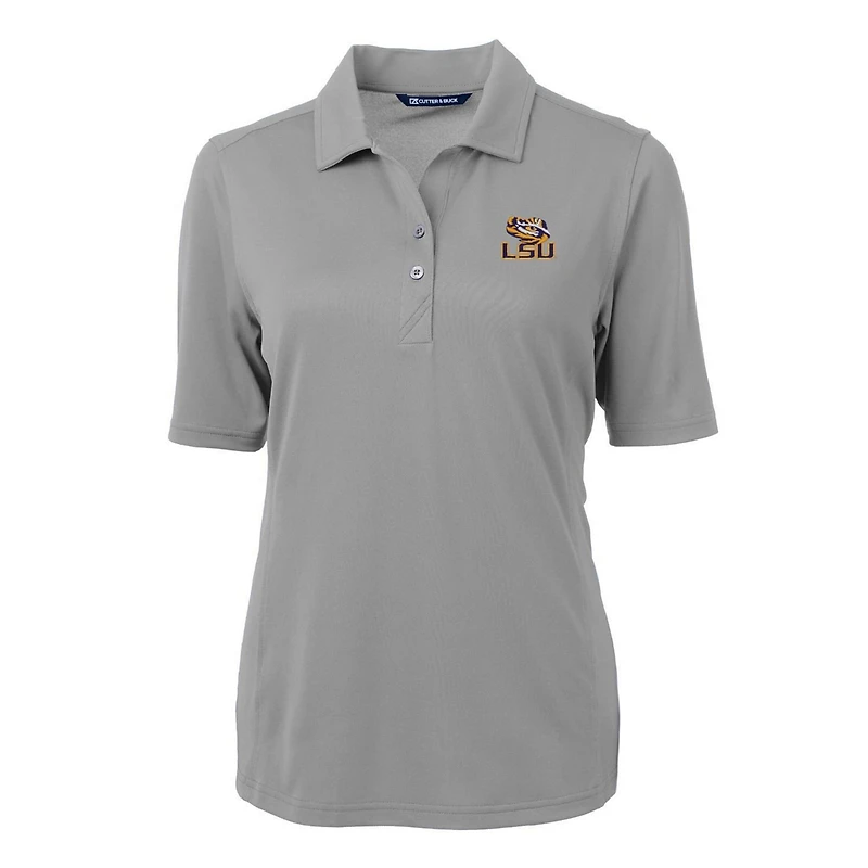 Cutter  Buck LSU Tigers Virtue Eco Pique Recycled Polo