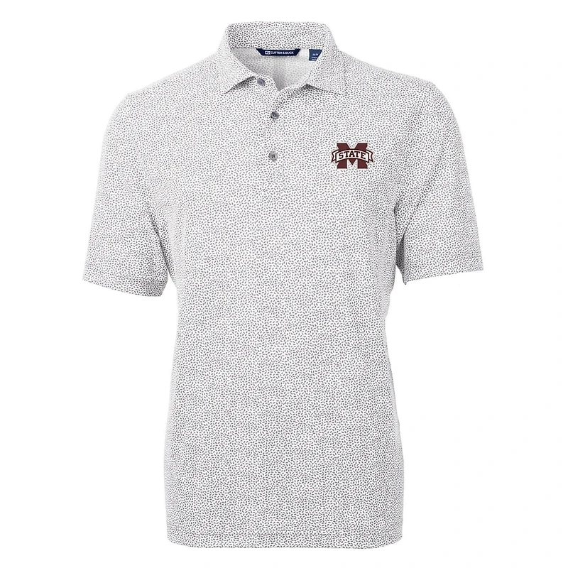 Cutter  Buck Mississippi State Bulldogs Virtue Eco Pique Botanical Print Polo