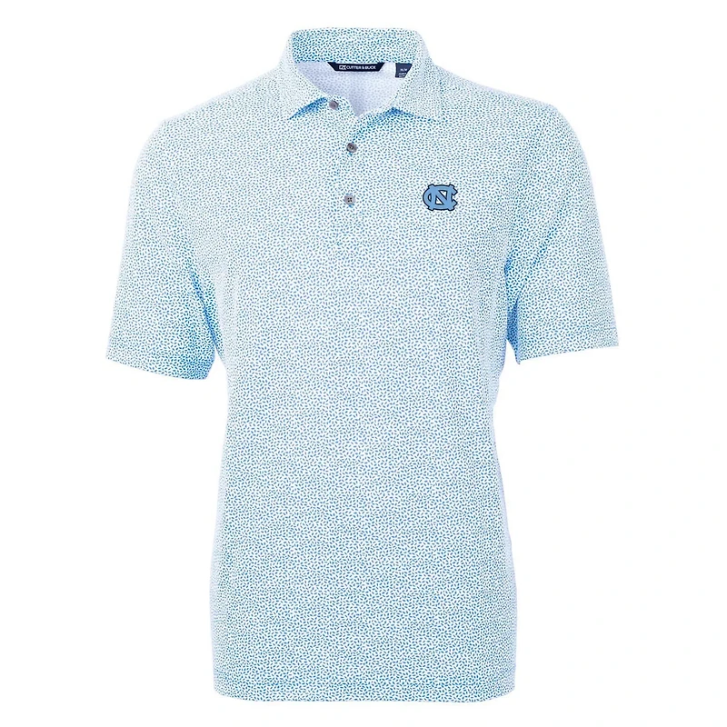 Cutter  Buck North Carolina Tar Heels Virtue Eco Pique Botanical Print Polo