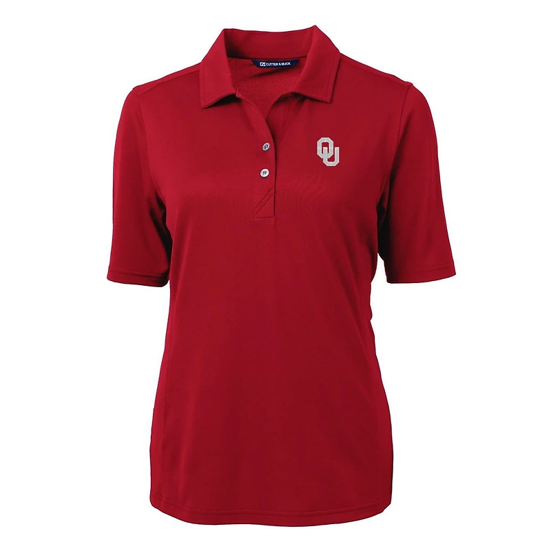 Cutter  Buck Oklahoma Sooners Virtue Eco Pique Recycled Polo