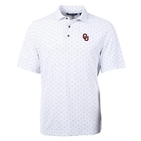 Cutter  Buck Oklahoma Sooners Virtue Eco Pique Tile Print Polo