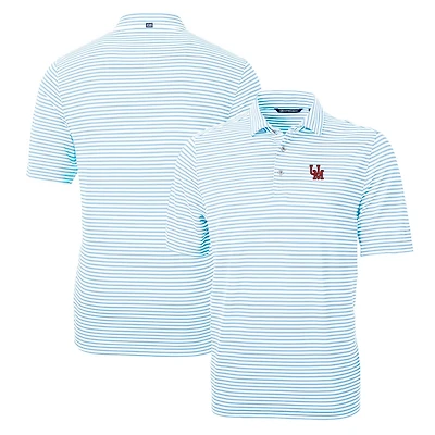 Cutter  Buck Ole Miss Rebels Throwback Logo Virtue Eco Pique Stripe Recycled Polo
