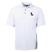 Cutter  Buck Ole Miss Rebels Virtue Eco Pique Tile Print Polo