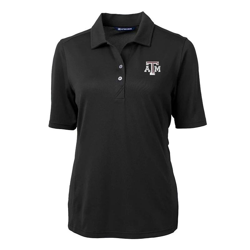 Cutter  Buck Texas AM Aggies Virtue Eco Pique Recycled Polo