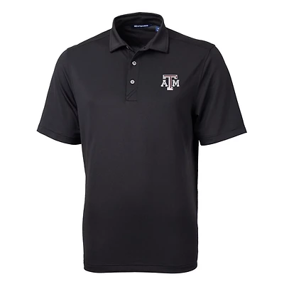 Cutter  Buck Texas AM Aggies Virtue Eco Pique Recycled Polo