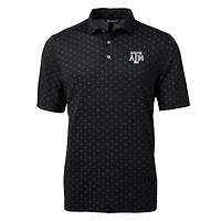 Cutter  Buck Texas AM Aggies Virtue Eco Pique Tile Print Polo