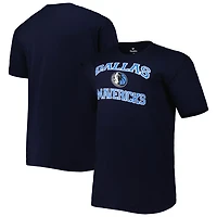 Dallas Mavericks Big  Tall Heart Soul T-Shirt