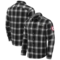 Darius Rucker Collection by Fanatics Alabama Crimson Tide Flannel Plaid Full-Snap Shirt