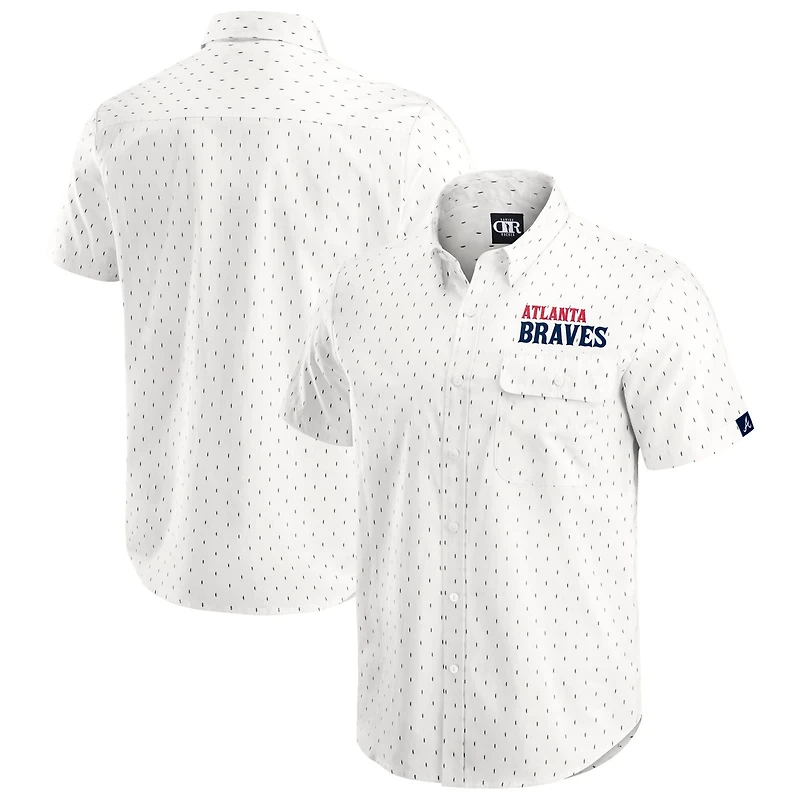 Darius Rucker Collection by Fanatics Atlanta Braves Printed Button-Down Shirt