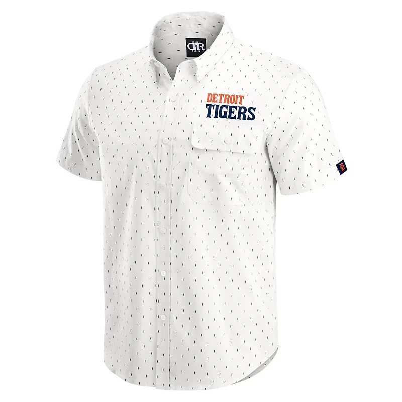 Darius Rucker Collection by Fanatics Detroit Tigers Printed Button-Down Shirt