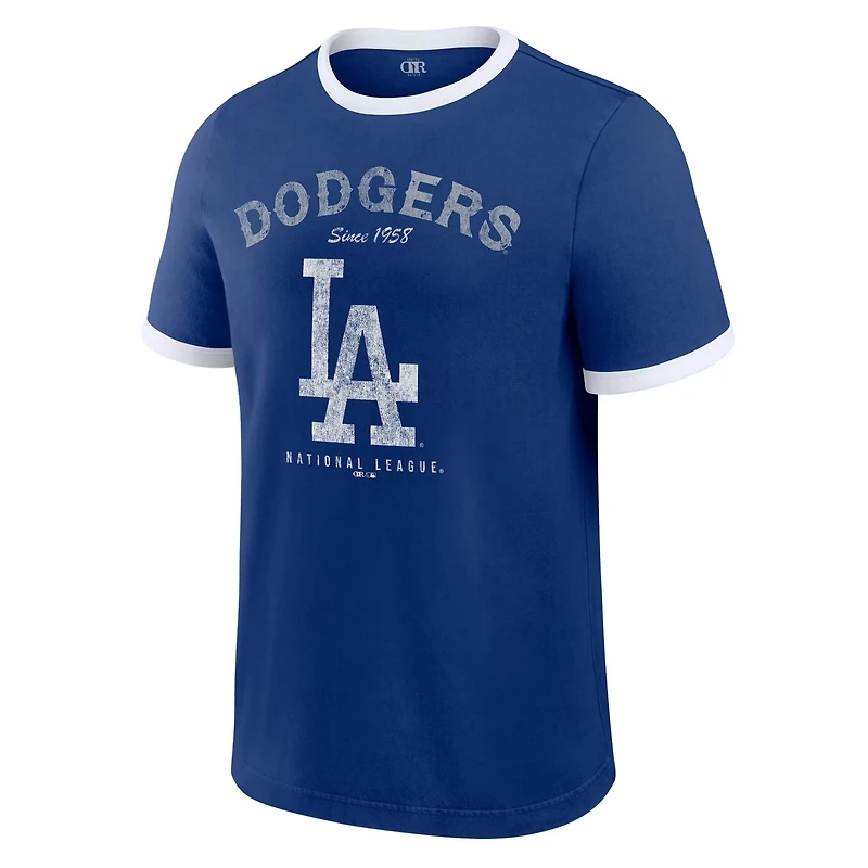 Darius Rucker Collection by Fanatics Los Angeles Dodgers Washed Ringer T-Shirt