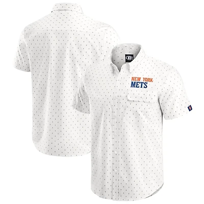 Darius Rucker Collection by Fanatics New York Mets Printed Button-Down Shirt