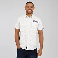 Darius Rucker Collection by Fanatics Texas Rangers Printed Button-Down Top