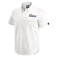 Darius Rucker Collection by Fanatics Texas Rangers Printed Button-Down Top
