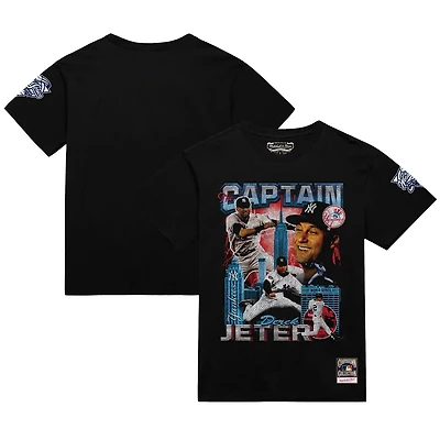 Derek Jeter New York Yankees 2000 World Series MVP Collage T-Shirt