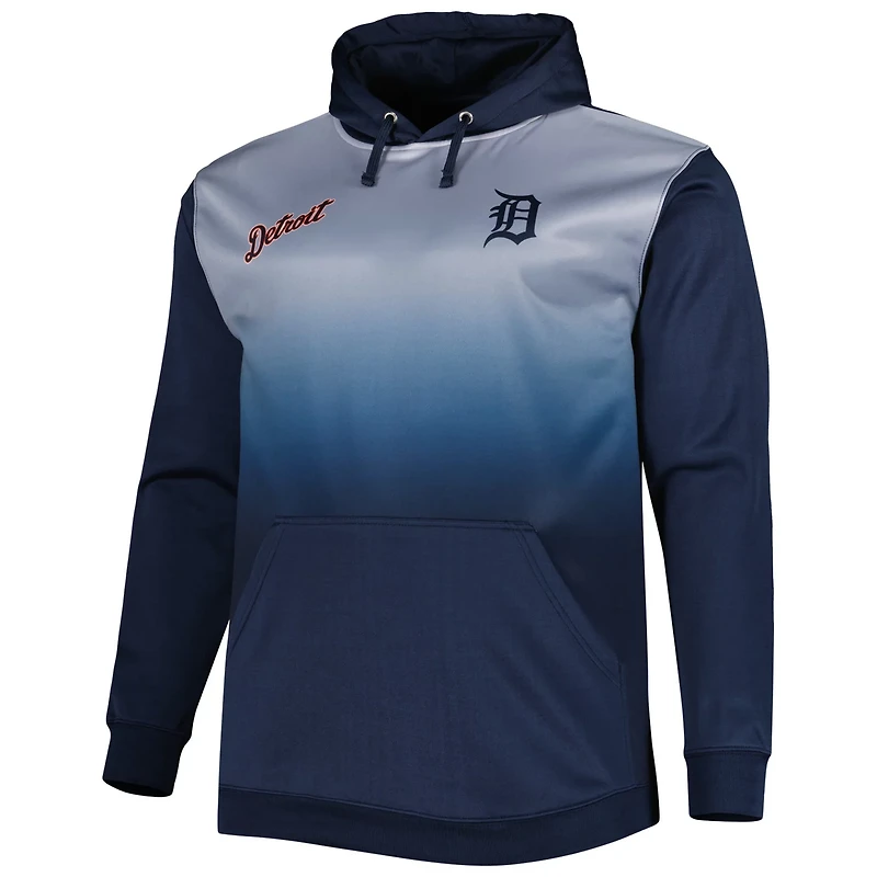 Detroit Tigers Fade Sublimated Fleece Pullover Hoodie
