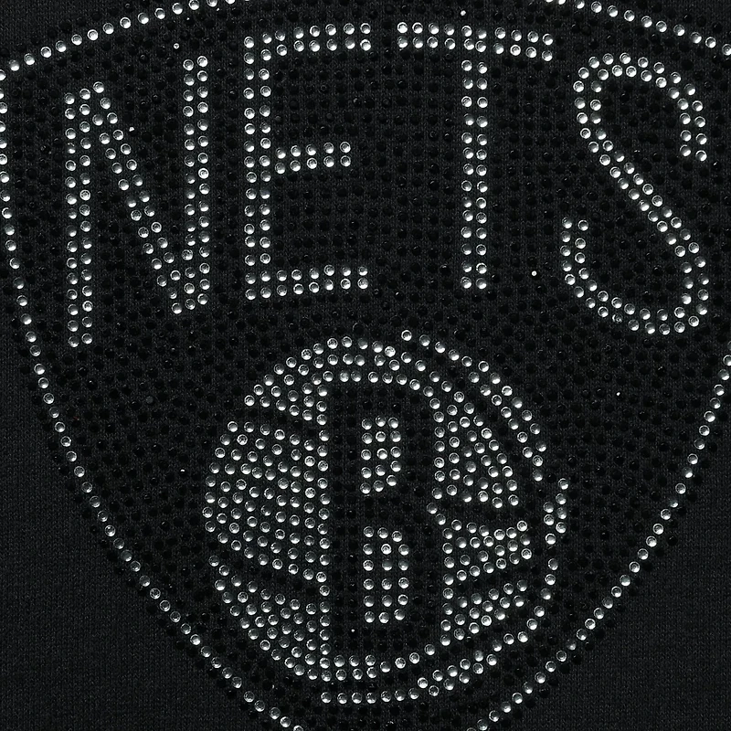DKNY Sport Brooklyn Nets Carrie Rhinestone Pullover Sweatshirt