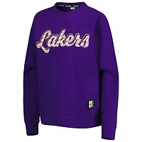 DKNY Sport Los Angeles Lakers Regina Raglan Pullover Sweatshirt