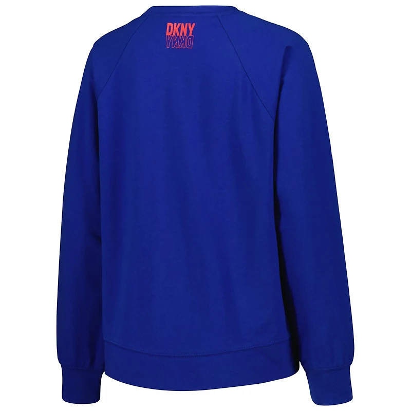 DKNY Sport Philadelphia 76ers Regina Raglan Pullover Sweatshirt
