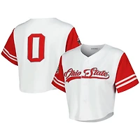 Established  Co Ohio State Buckeyes Baseball Jersey Cropped T-Shirt