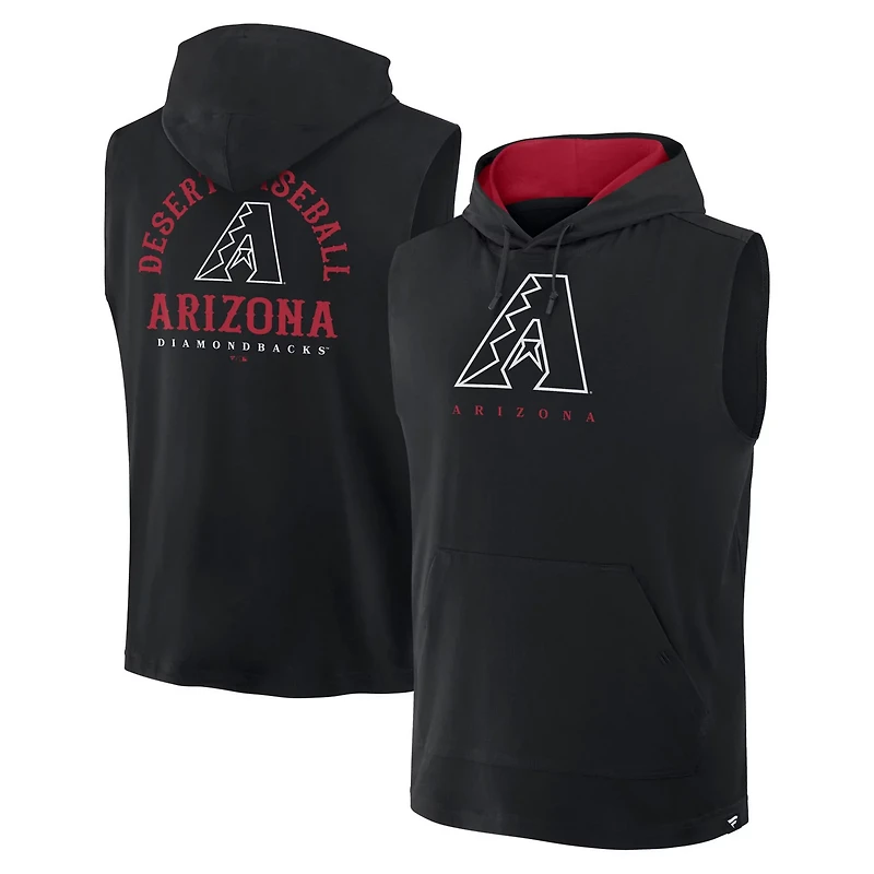 Fanatics Arizona Diamondbacks Fire Speed Sleeveless Pullover Hoodie