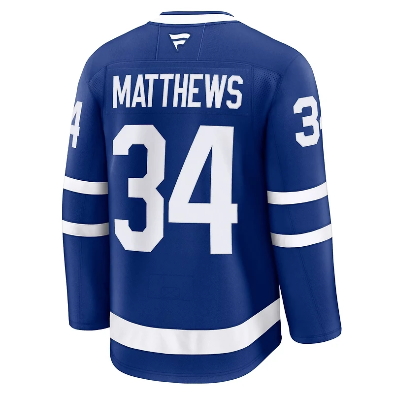 Fanatics Auston Matthews Toronto Maple Leafs Captain Patch Home Premium Jersey