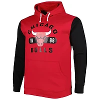 Fanatics /Black Chicago Bulls Big  Tall Bold Attack Pullover Hoodie