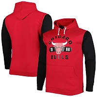 Fanatics /Black Chicago Bulls Big  Tall Bold Attack Pullover Hoodie