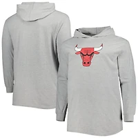 Fanatics /Black Chicago Bulls Big  Tall Pullover Hoodie