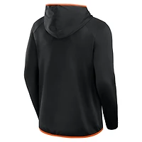 Fanatics /Black Oklahoma State Cowboys Transitional Hoodie T-Shirt