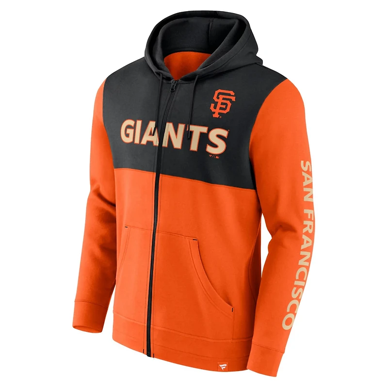 Fanatics /Black San Francisco Giants Ace Hoodie Full-Zip Sweatshirt