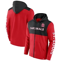 Fanatics Black St Louis Cardinals Ace Hoodie Full-Zip Sweatshirt