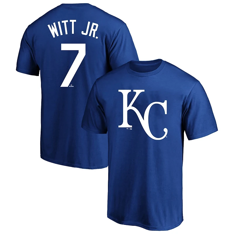 Fanatics Bobby Witt Jr Kansas City s Big Tall Player Name Number T-Shirt