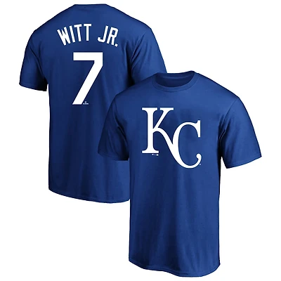 Fanatics Bobby Witt Jr Kansas City s Big  Tall Player Name Number T-Shirt
