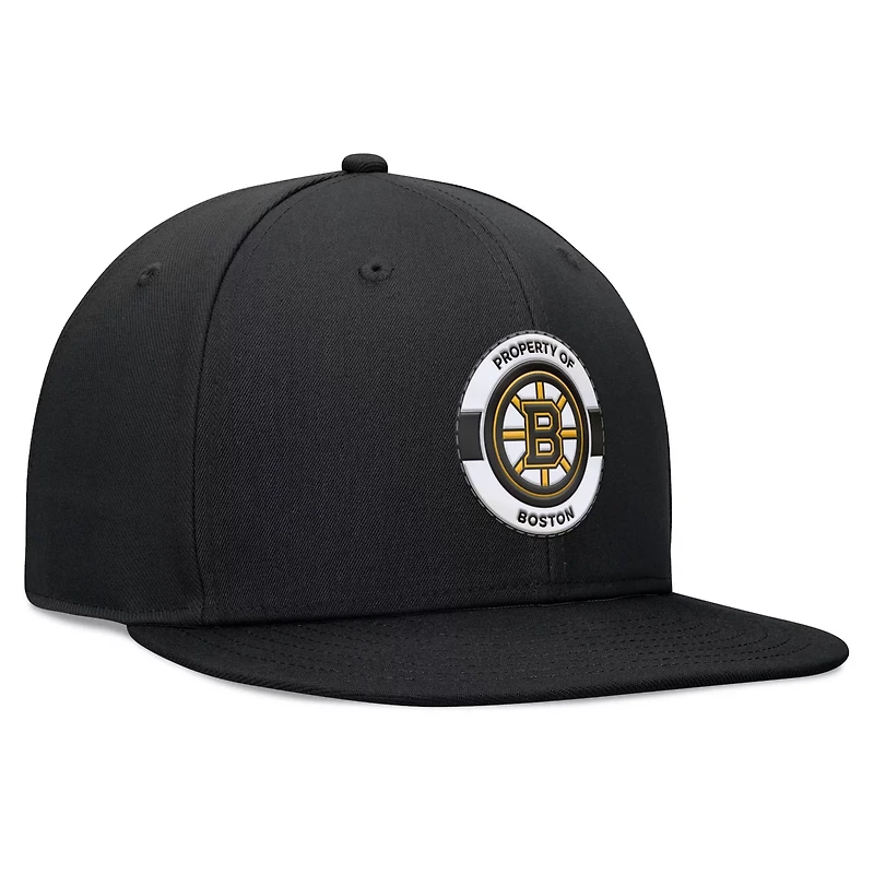 Fanatics Boston Bruins Authentic Pro Training Camp Snapback Hat