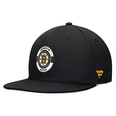 Fanatics Boston Bruins Authentic Pro Training Camp Snapback Hat