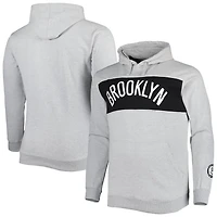 Fanatics Brooklyn Nets Big  Tall Wordmark Pullover Hoodie