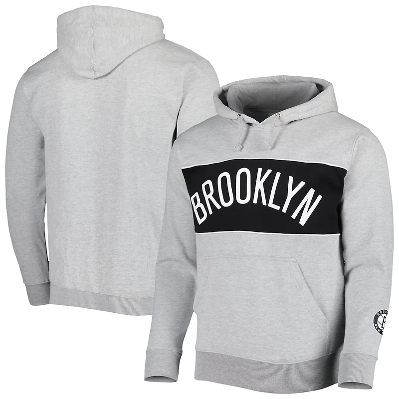 Fanatics Brooklyn Nets Wordmark French Terry Pullover Hoodie