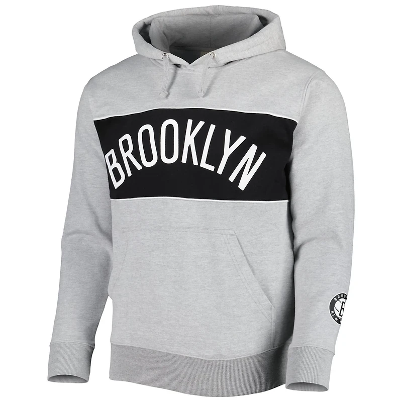 Fanatics Brooklyn Nets Wordmark French Terry Pullover Hoodie