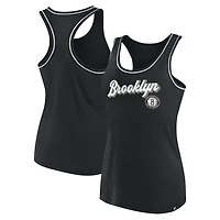 Fanatics Brooklyn Nets Wordmark Logo Racerback Tank Top